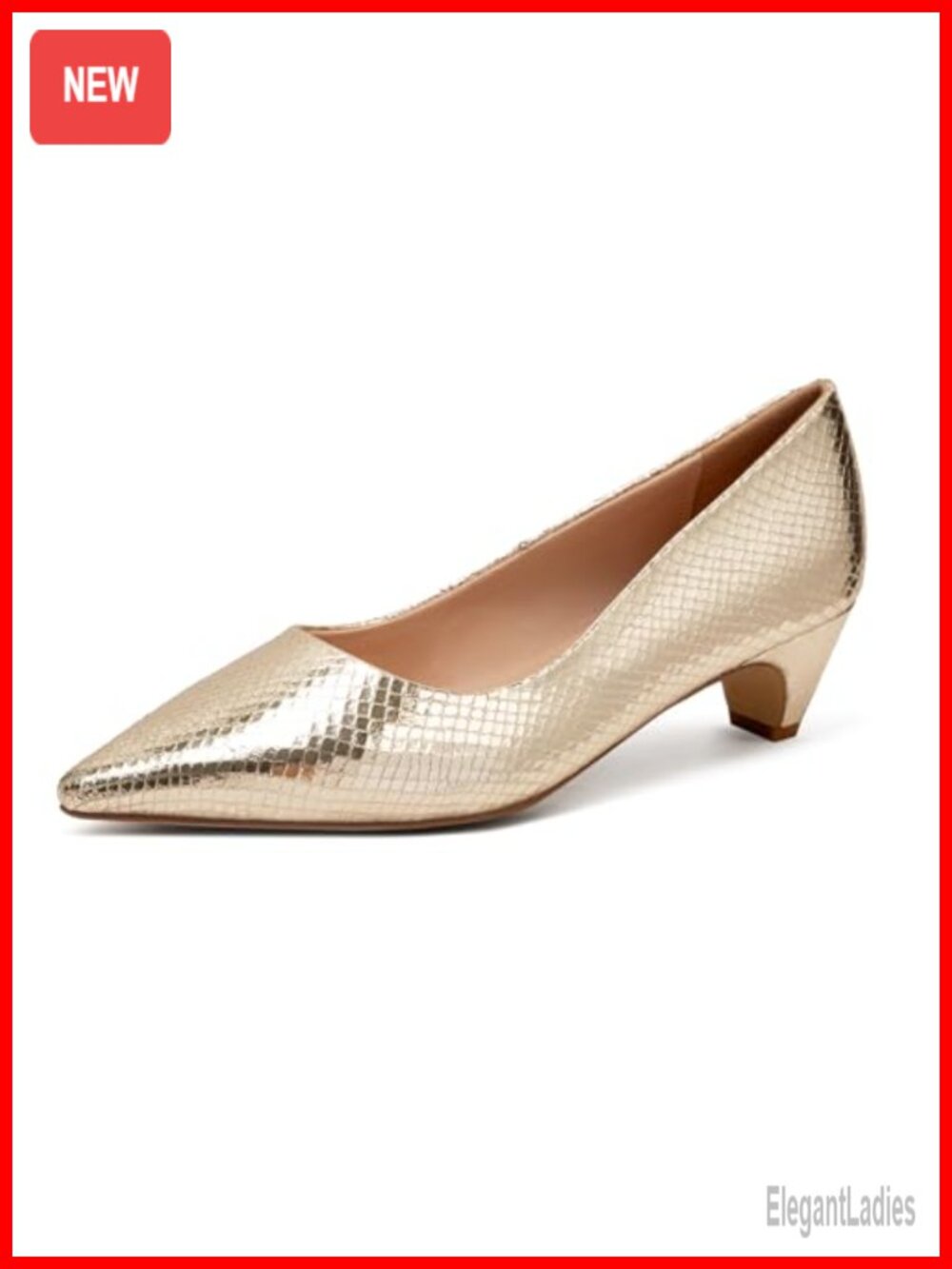 Low Heel Kitten Heel Pointed Toe Dress Shoes for Work Wedding Office